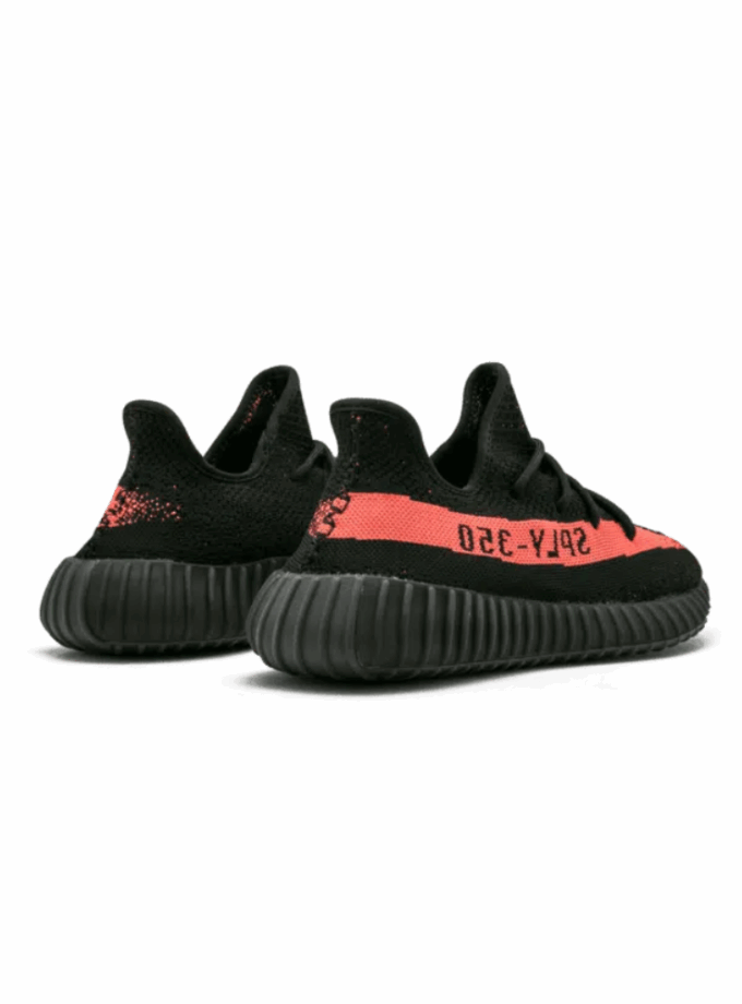 Yeezy Boost 350 V2 Core Black Red (Red Stripe)
