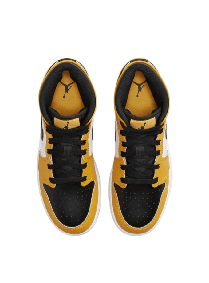 Air Jordan 1 Mid Reverse Yellow Toe „Taxi”