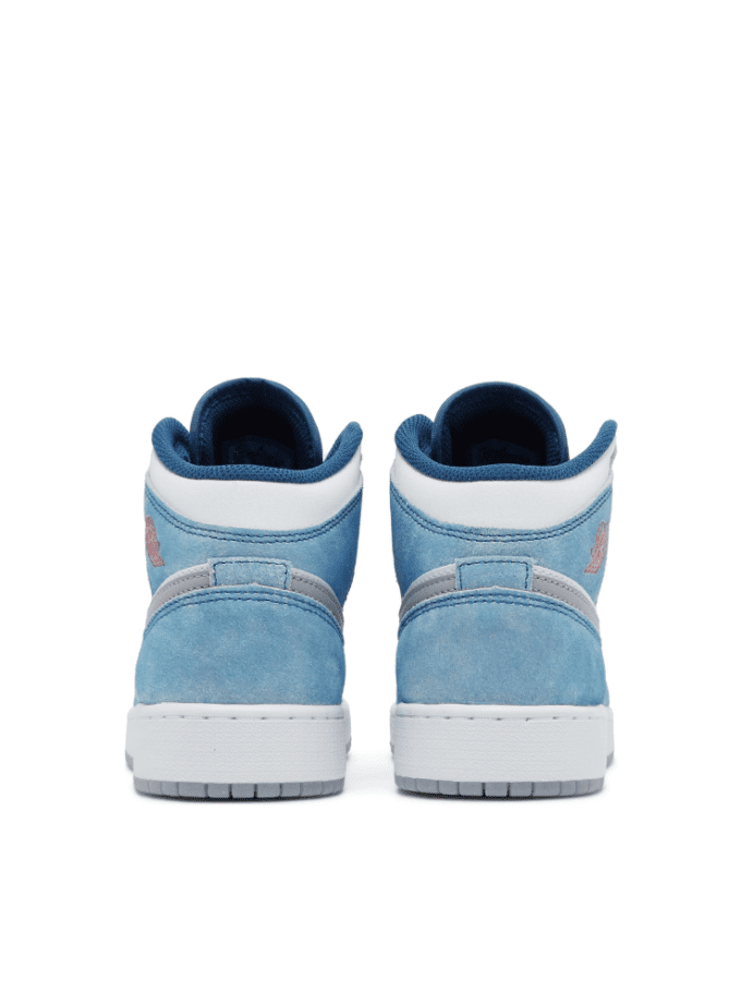 Jordan 1 Mid French Blue Light Steel