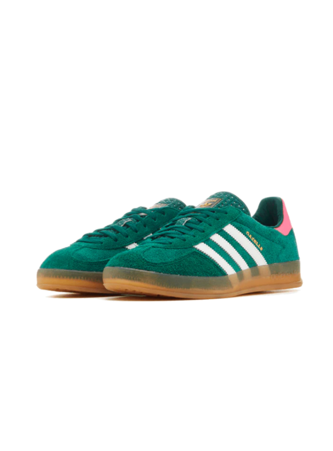 Adidas Gazelle Indoor Collegiate Green Lucid Pink