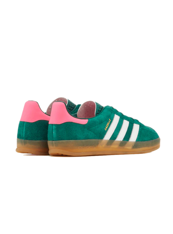 Adidas Gazelle Indoor Collegiate Green Lucid Pink