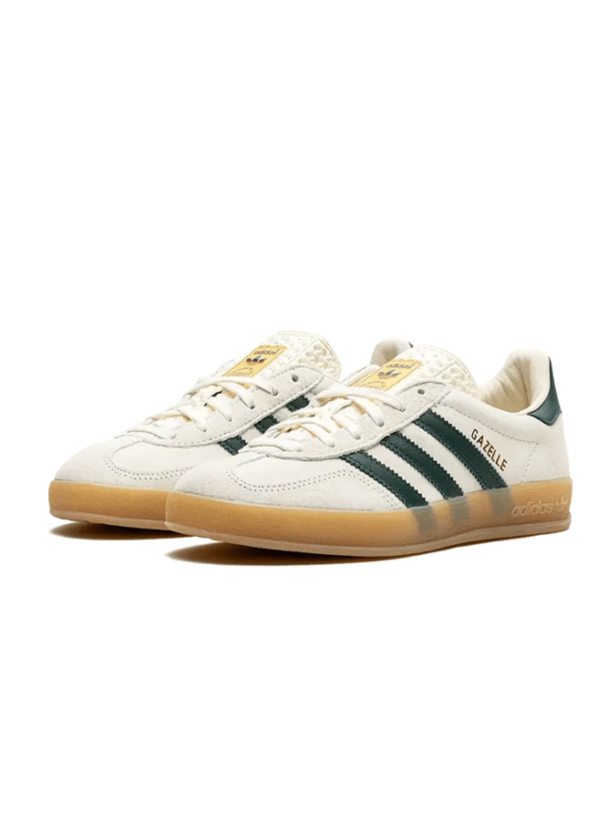 Adidas Gazelle Indoor Cream White Collegiate Green Gum