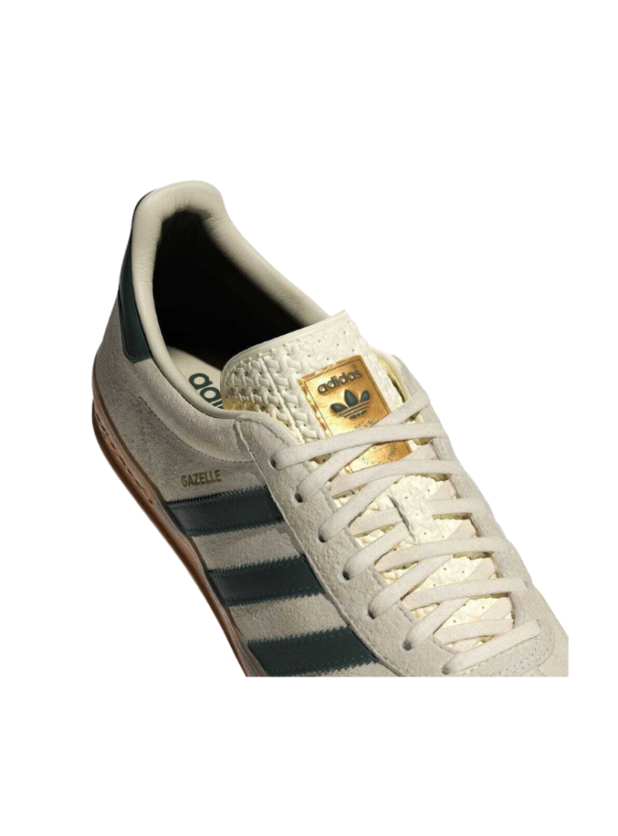 Adidas Gazelle Indoor Cream White Collegiate Green Gum