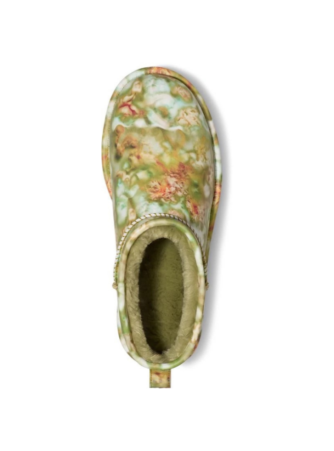 UGG Classic Ultra Mini Platform Boot Collina Strada Green Floral