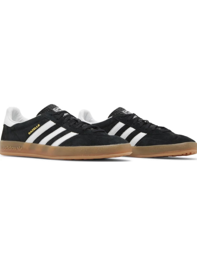 Adidas Gazelle Black White Gum