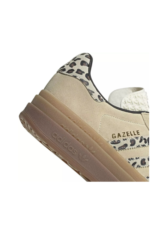 Adidas Gazelle Bold Cream Black Leopard